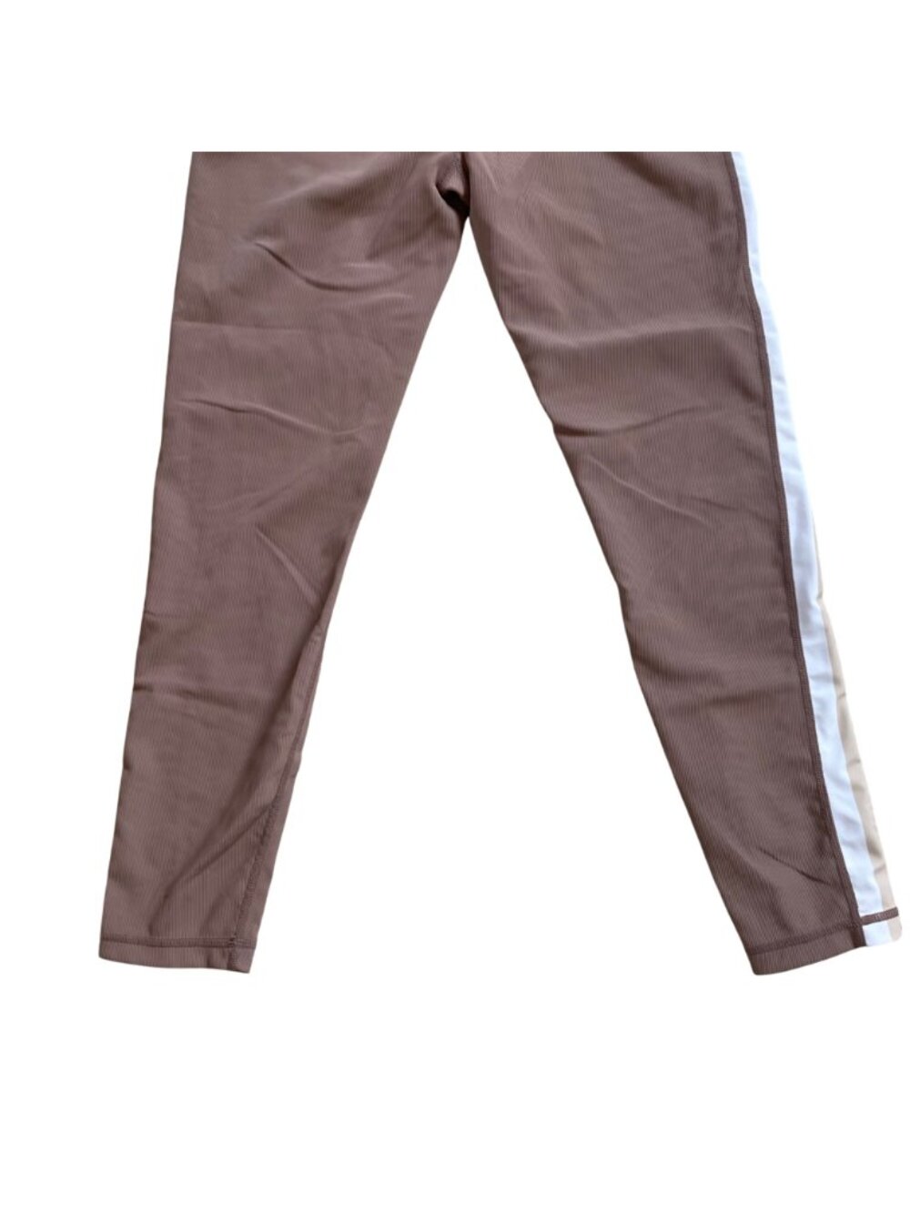 Wilo High-Waisted Yoga Leggings Taupe Beige White Women's medium - Picture 8 of 11